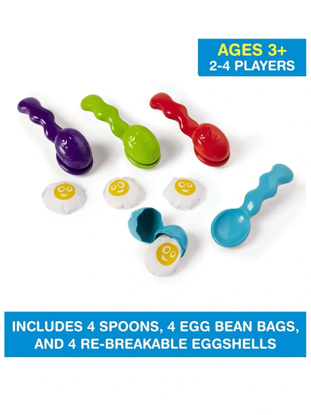 Game Zone Egg and Spoon Relay Race Game (Complete Set)